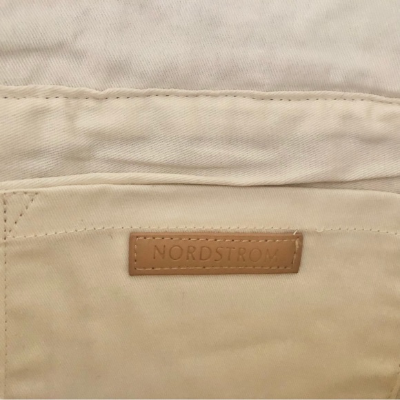 Nordstrom Brand Pink / Metallic Raffia Straw Clutch Bag. - Picture 5 of 11